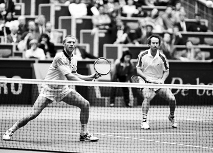 Boris Becker en John McEnroe
