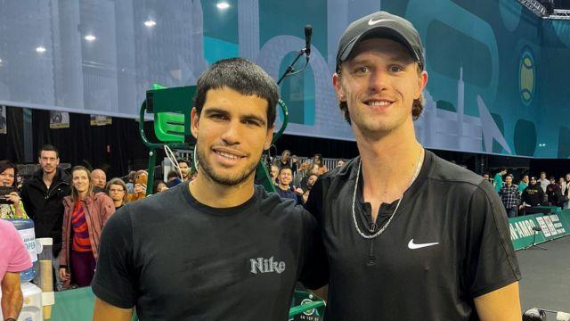 Sam Bakker: hitting partner van Carlos Alcaraz